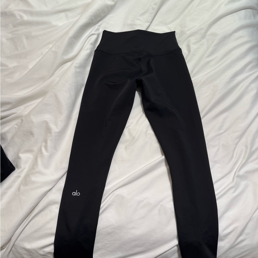 Alo High-Waist Airlift Black Leggings